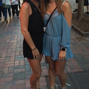 Urban outfitter cut out shoulder romper